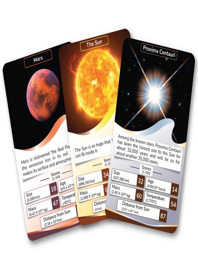 Kaizen MicroLessons Kid Dedicated Deck Card Games (Trumps: Solar) - Image 3